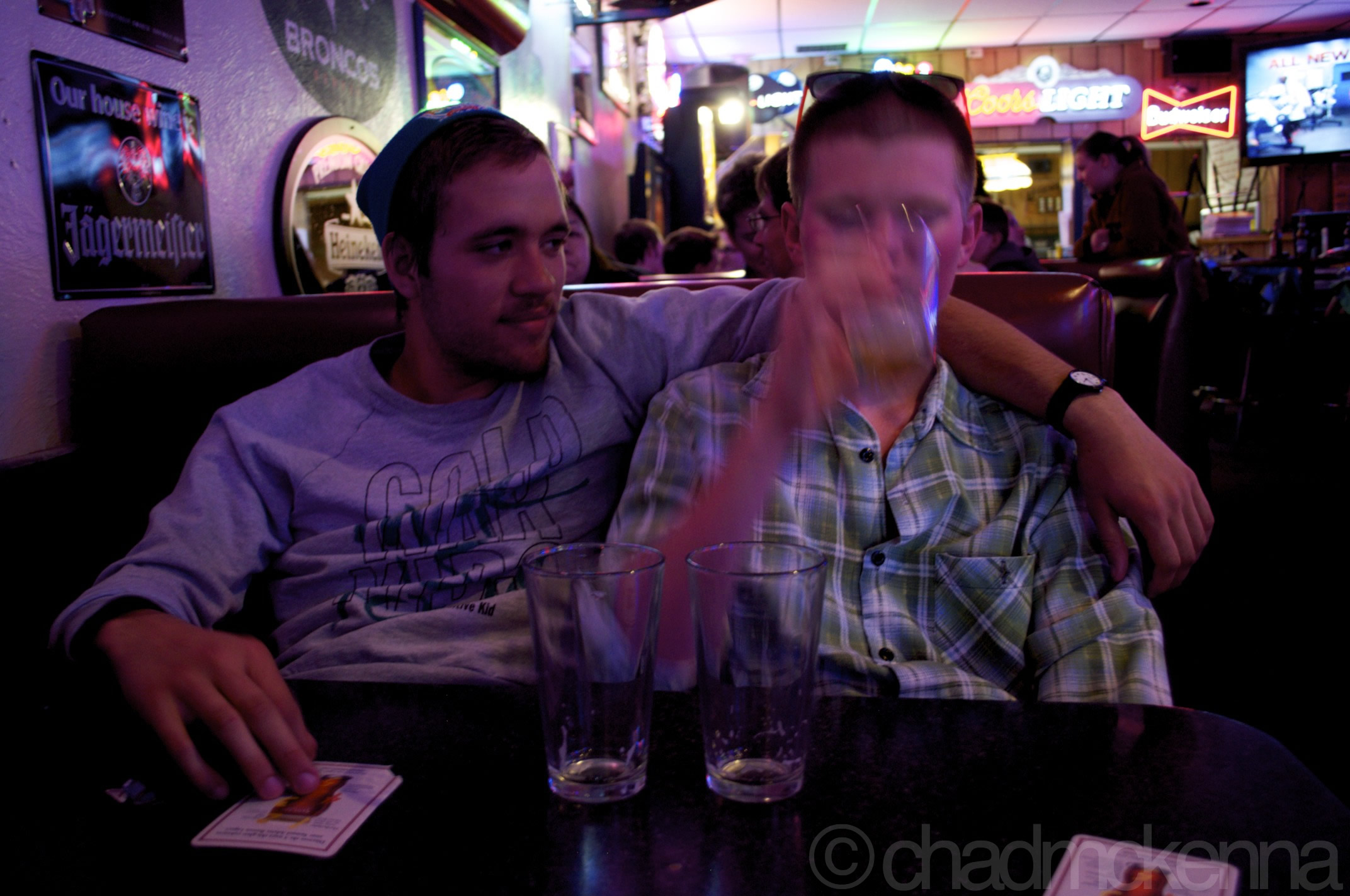 Just having a great time. (Nikon 18-55mm, 22mm, 1/6, F/3.8, ISO 640 on D5000)