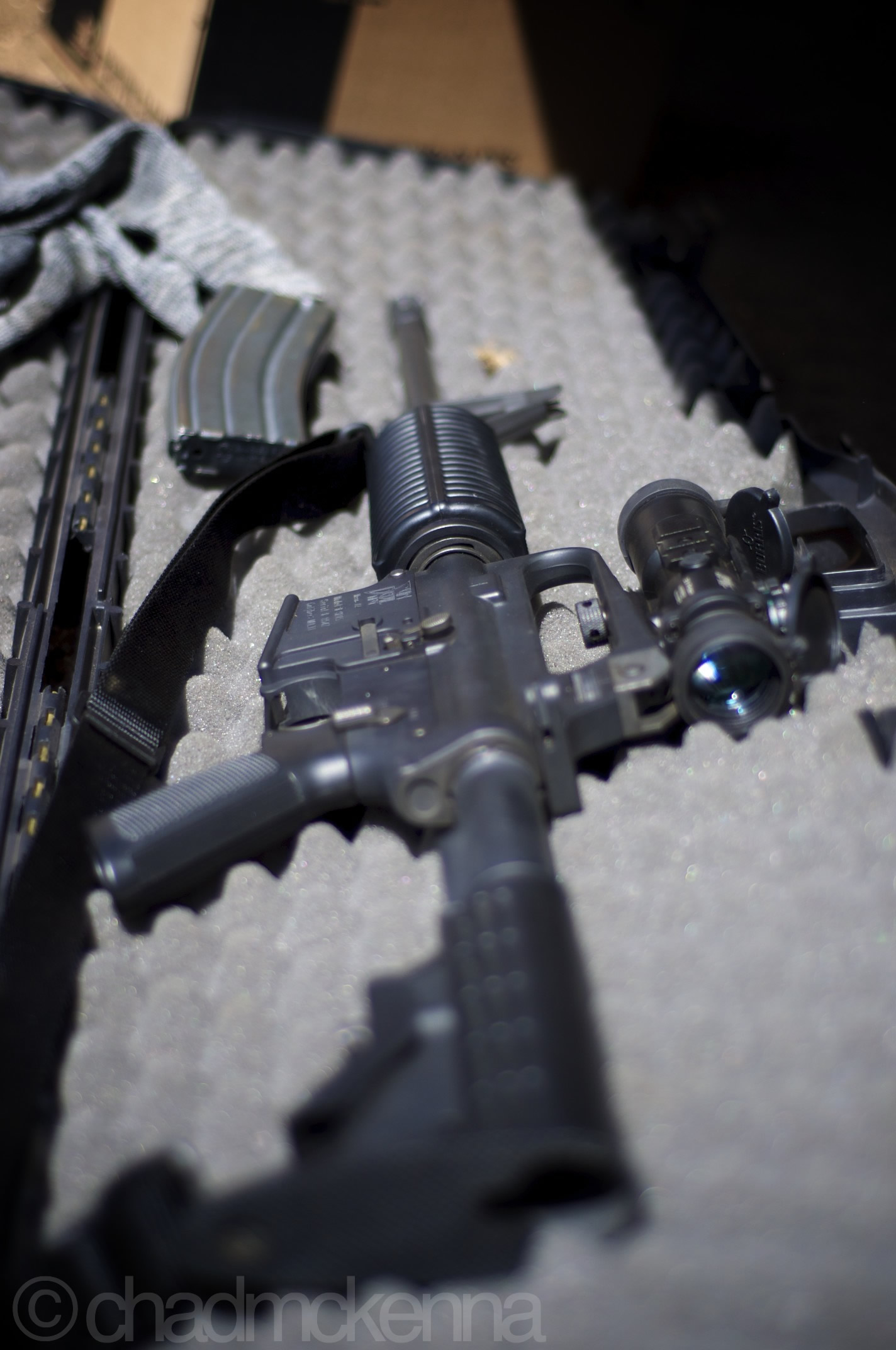 The Olde AR-15. (Nikkor 50mm, 1/4000, F/1.8, ISO 200 on D5000)