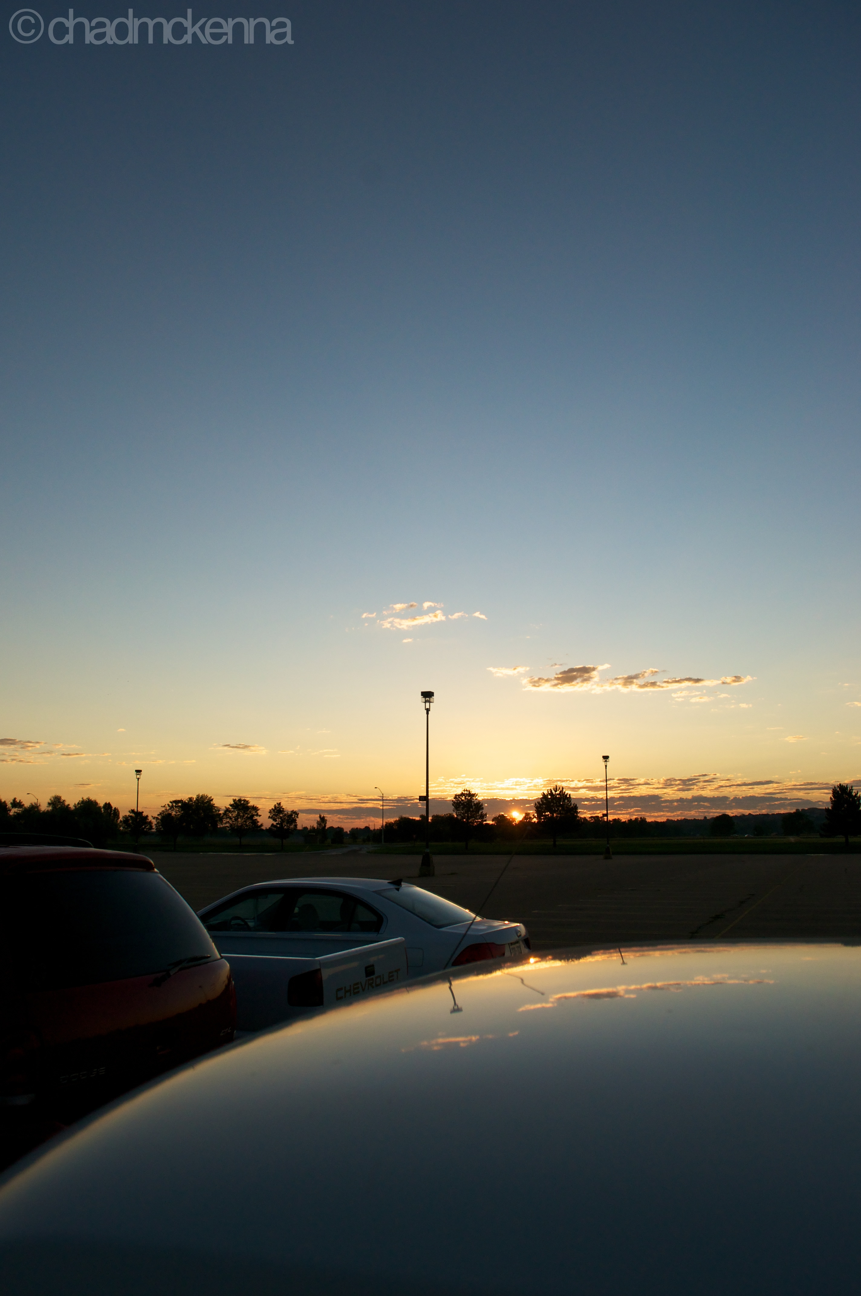 Sunrise from work. (Nikkor 18-55mm, 18mm, 1/1000, F/8, ISO 400 on D5000)