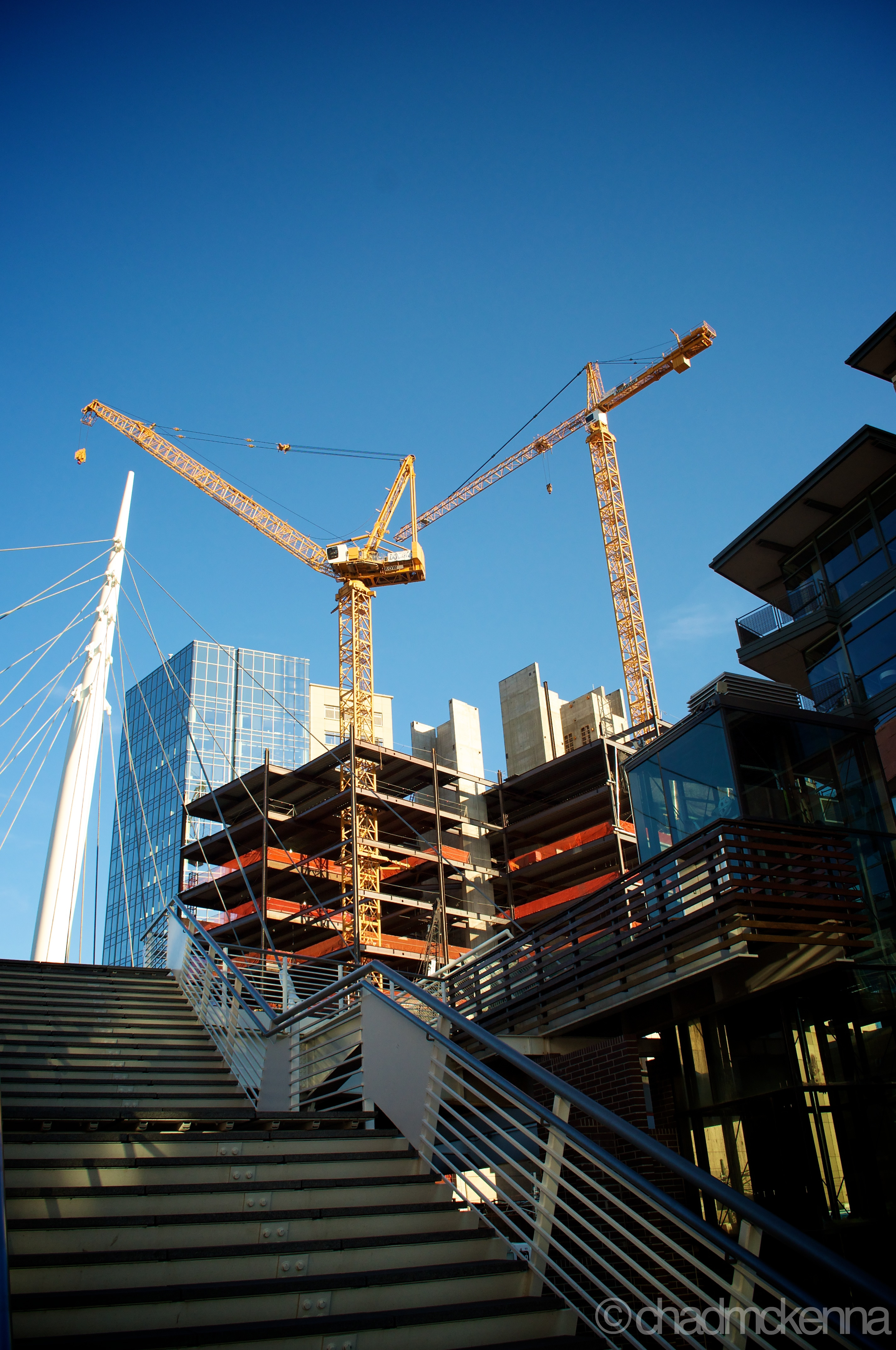 Downtown Construction. (Nikkor 18-55mm, 18mm, 1/500, F/8, ISO 400 on D5000)