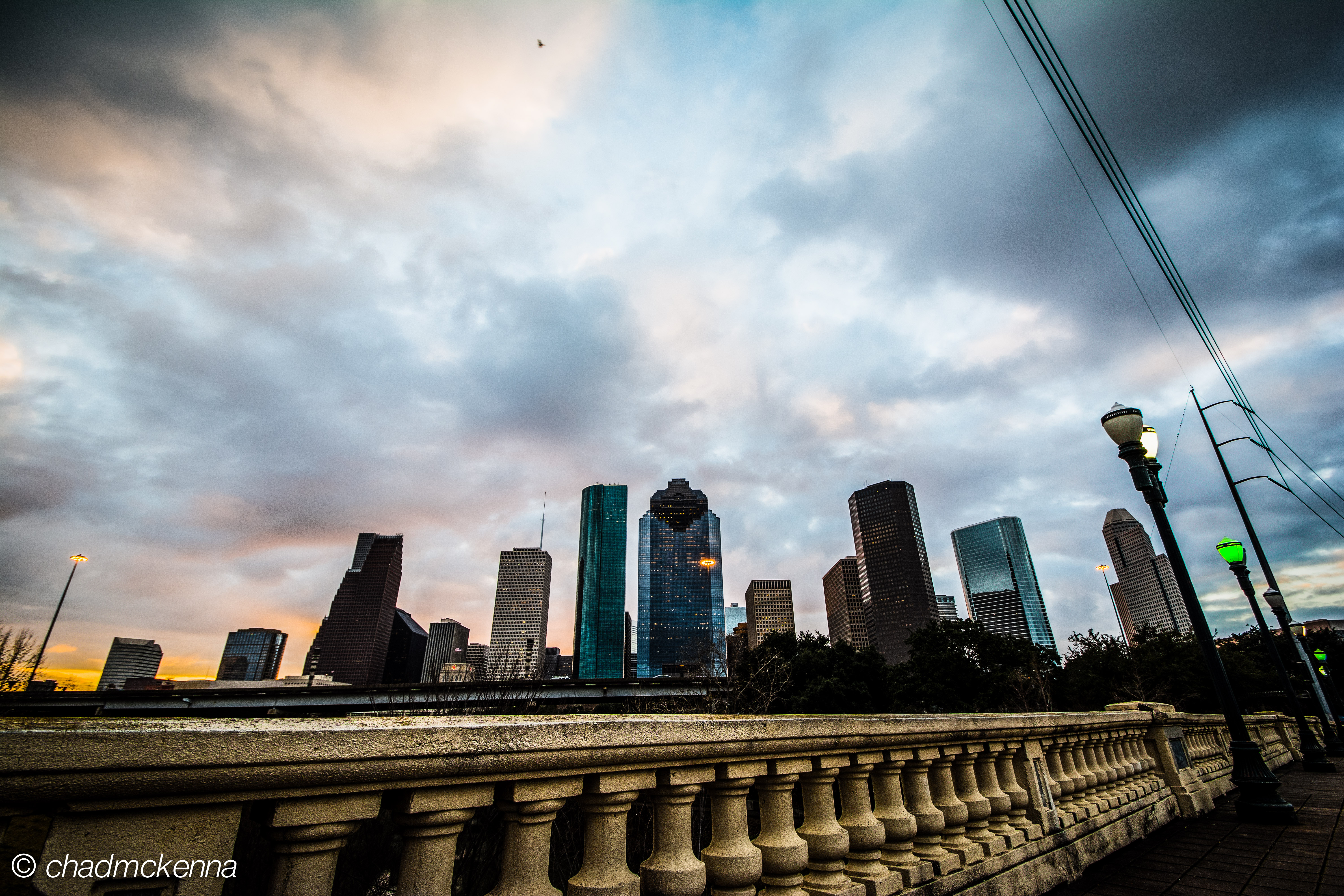 Downtown Houston HDR shot from Sabine Street Bridge