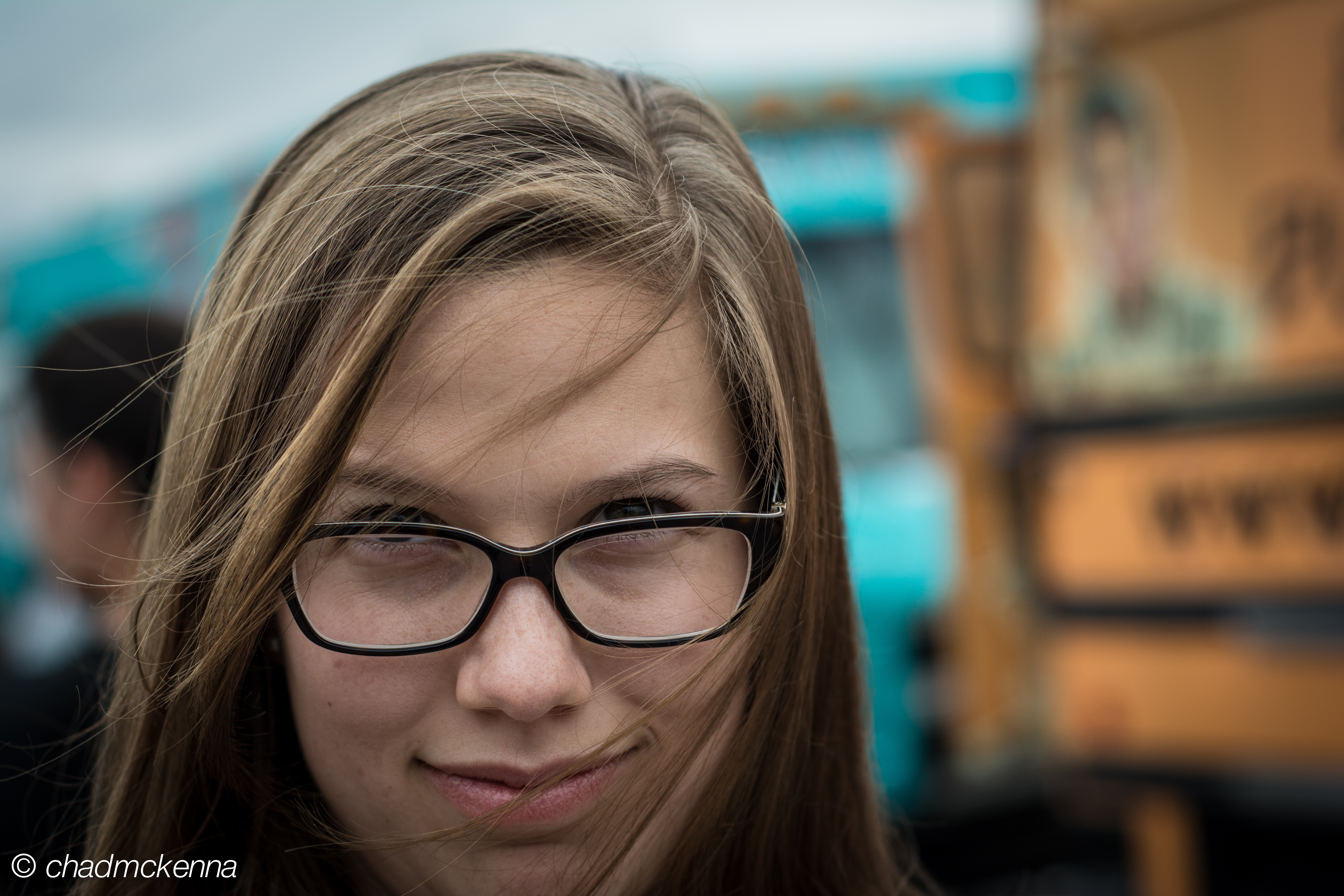 She always looks like this.