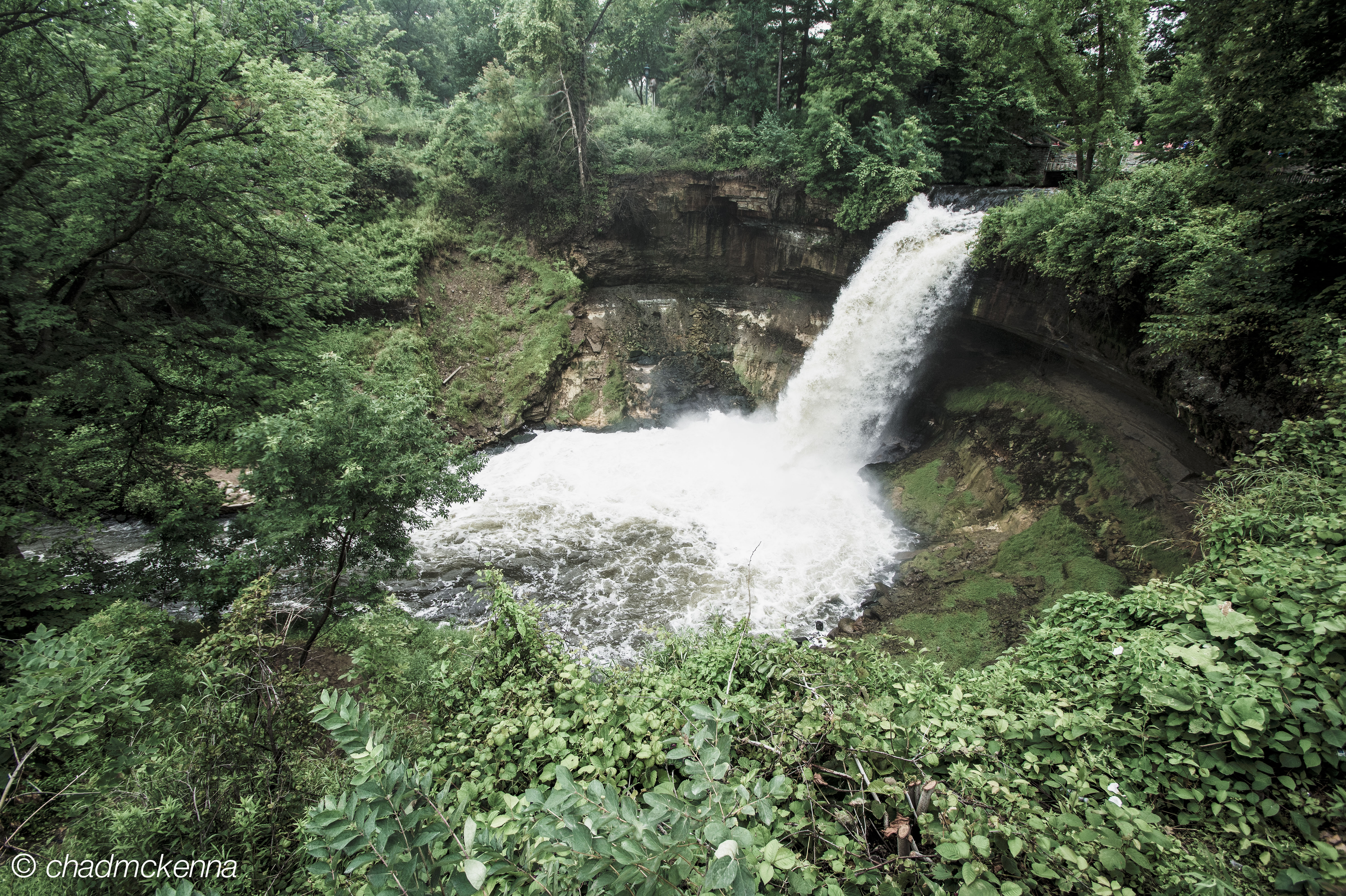Waterfall from above
