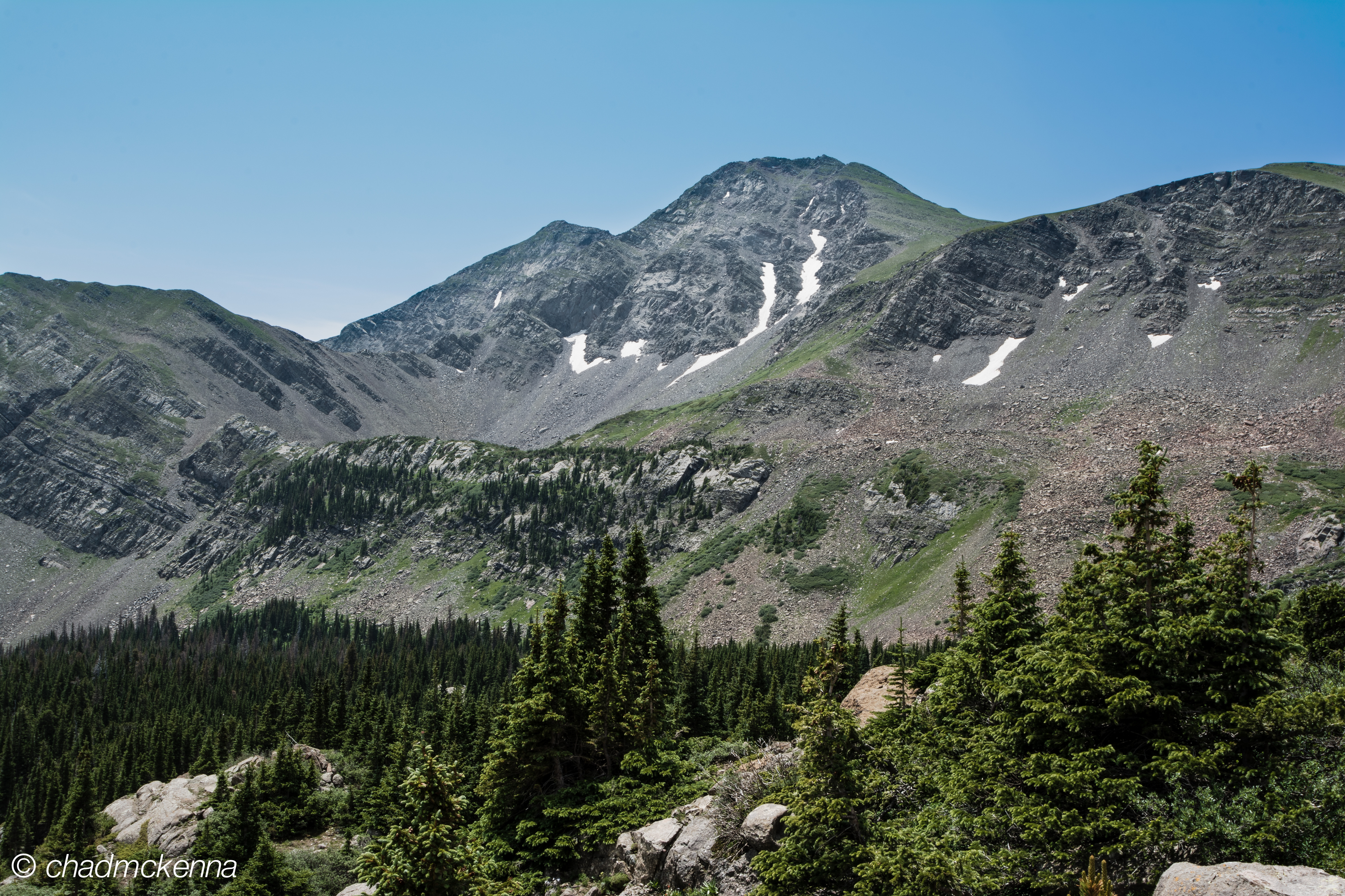 Mountain view near the pass
