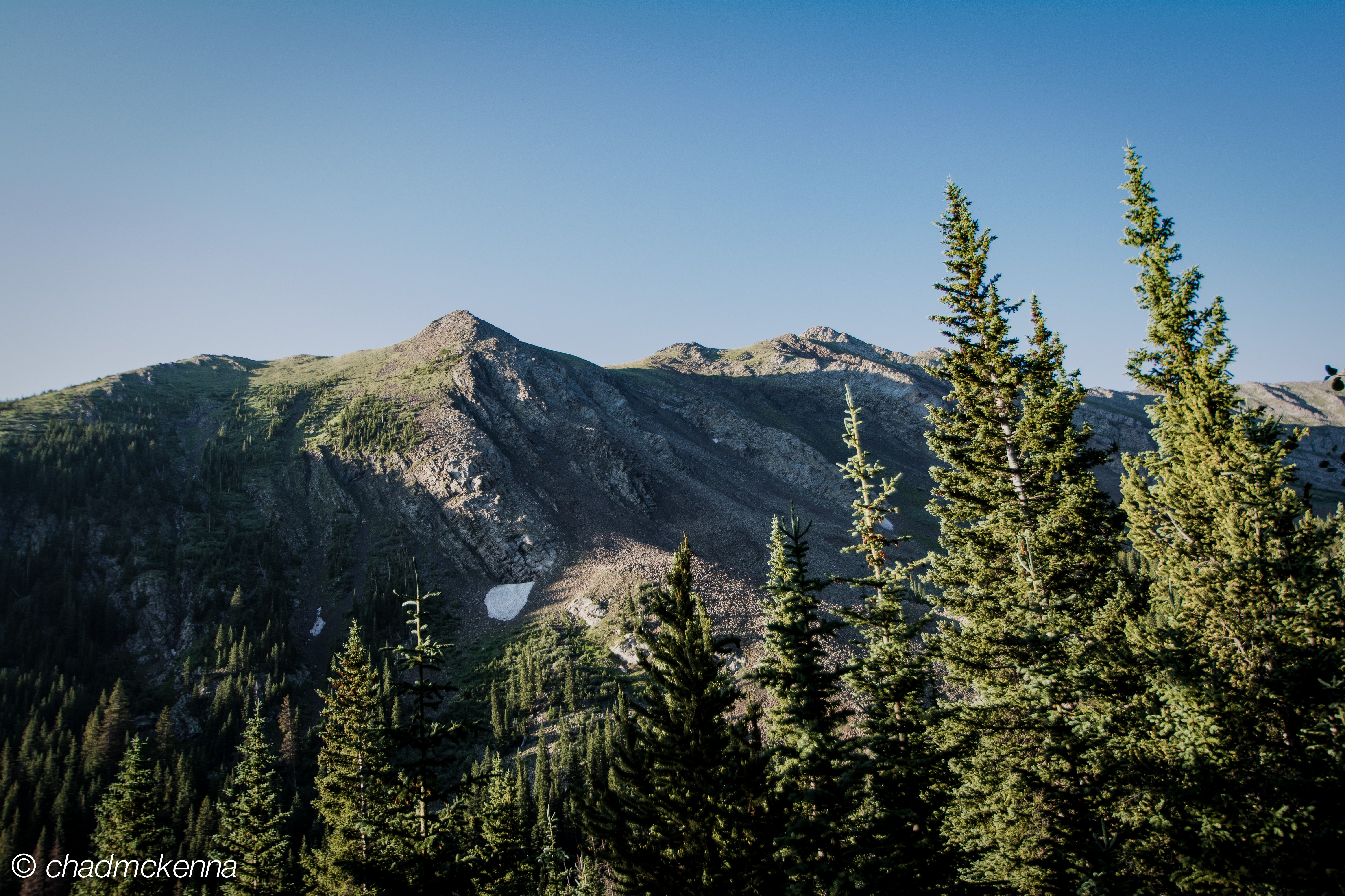 Got up around sunrise to take a few pictures of our view from camp