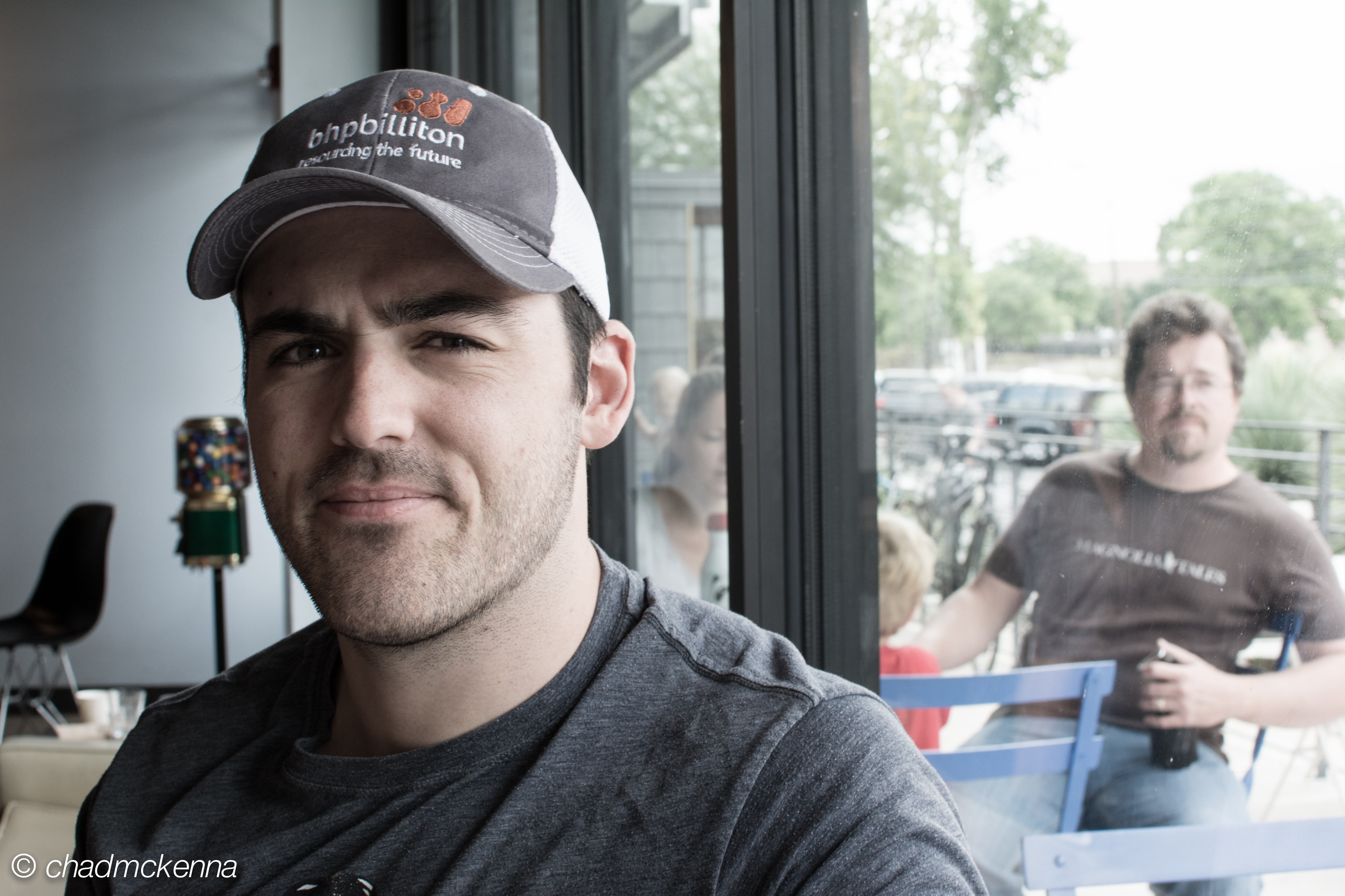 My lovely wife took this of me at Houndstooth Coffee Shop in Austin