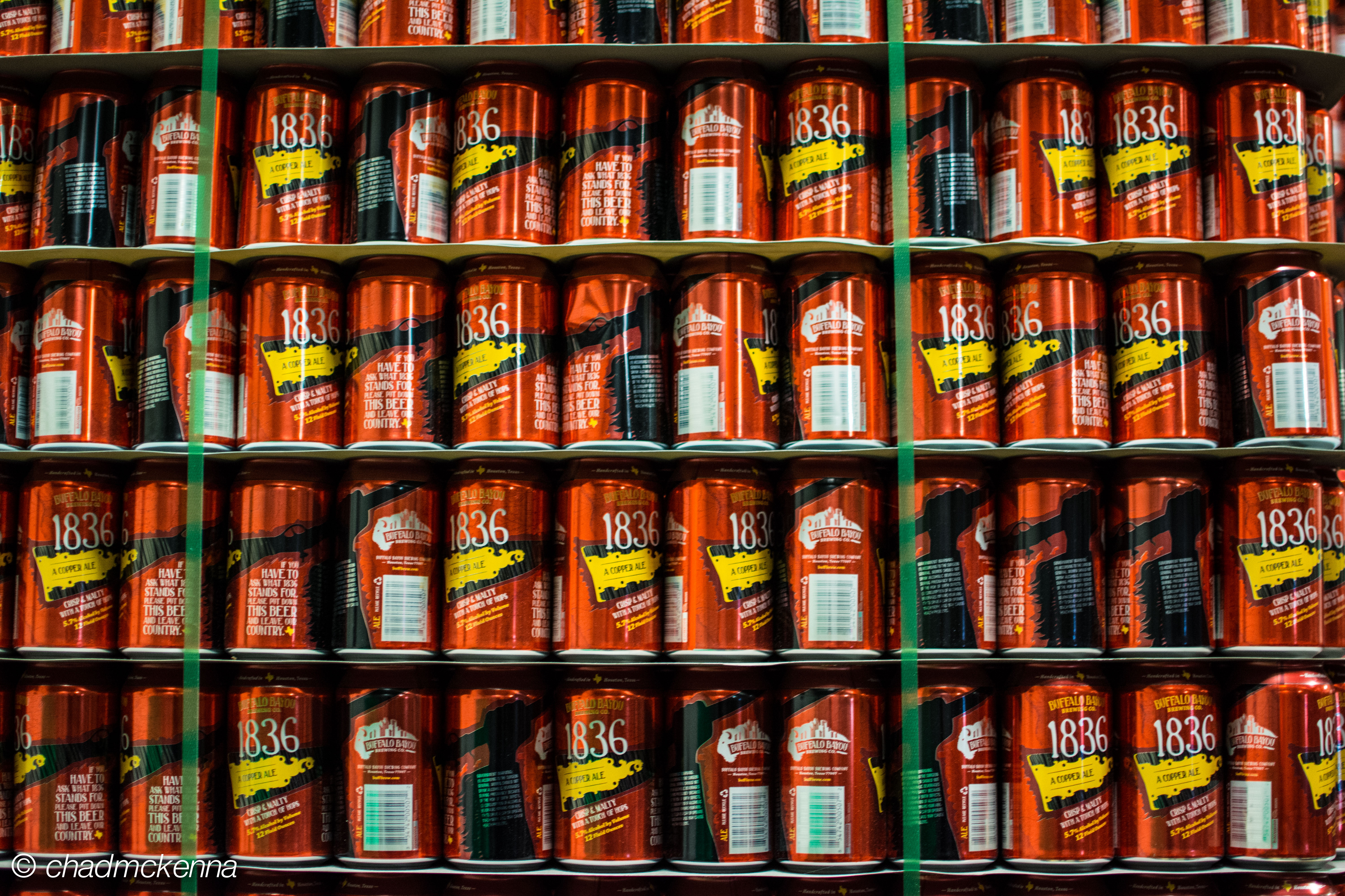 So much beer! At Buffalo Bayou Brewery