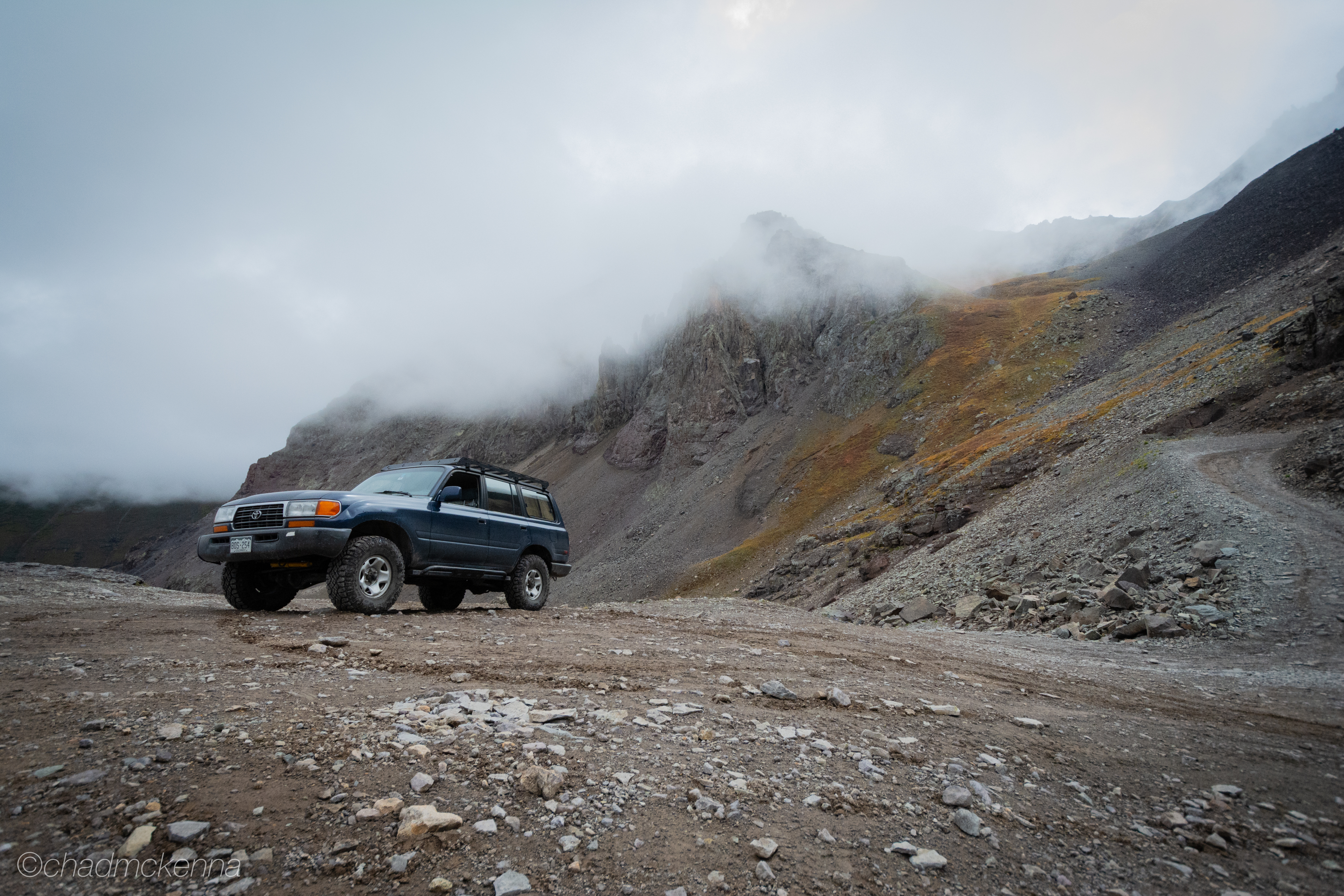 Heading up Imogene Pass