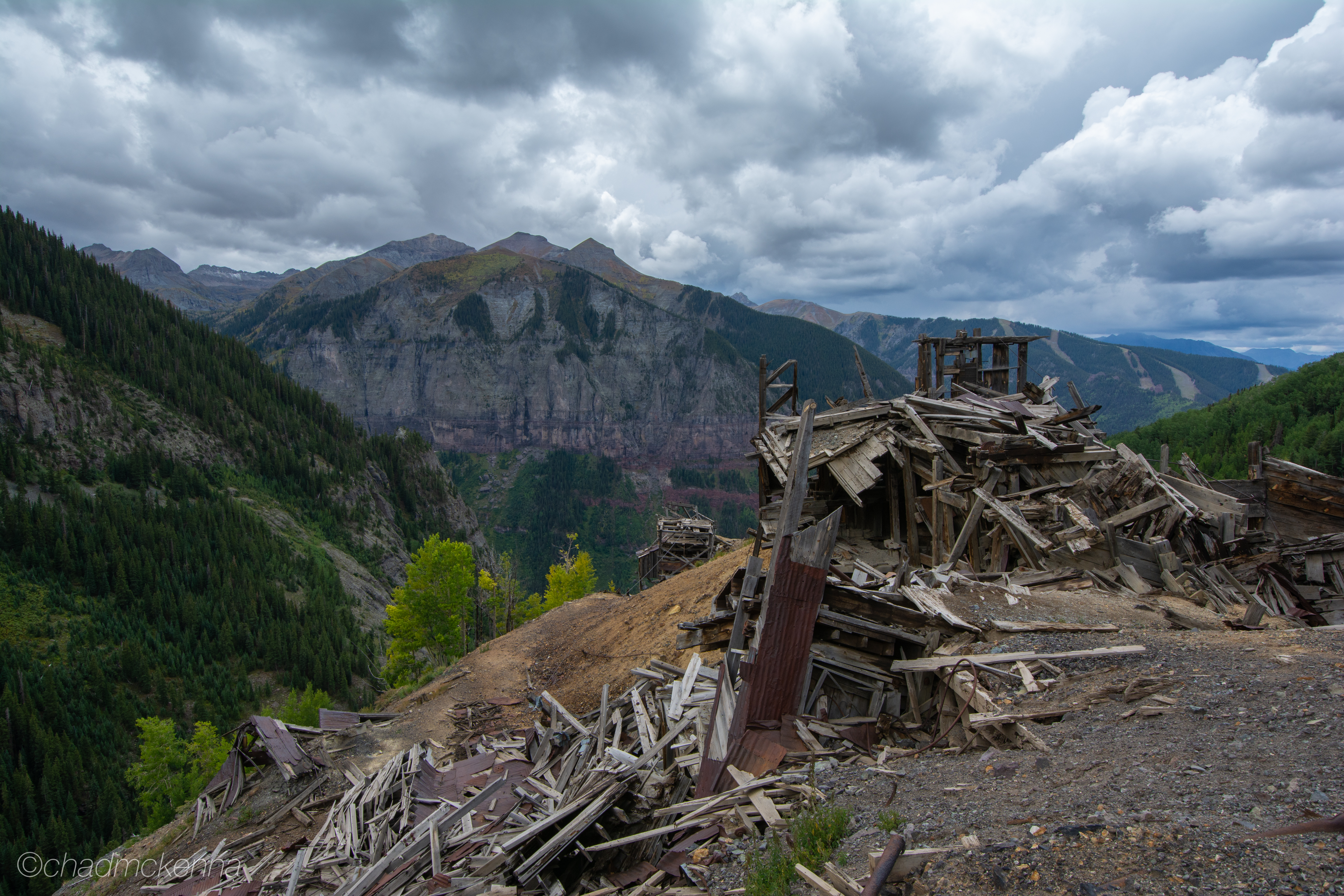 On our way down into Telluride