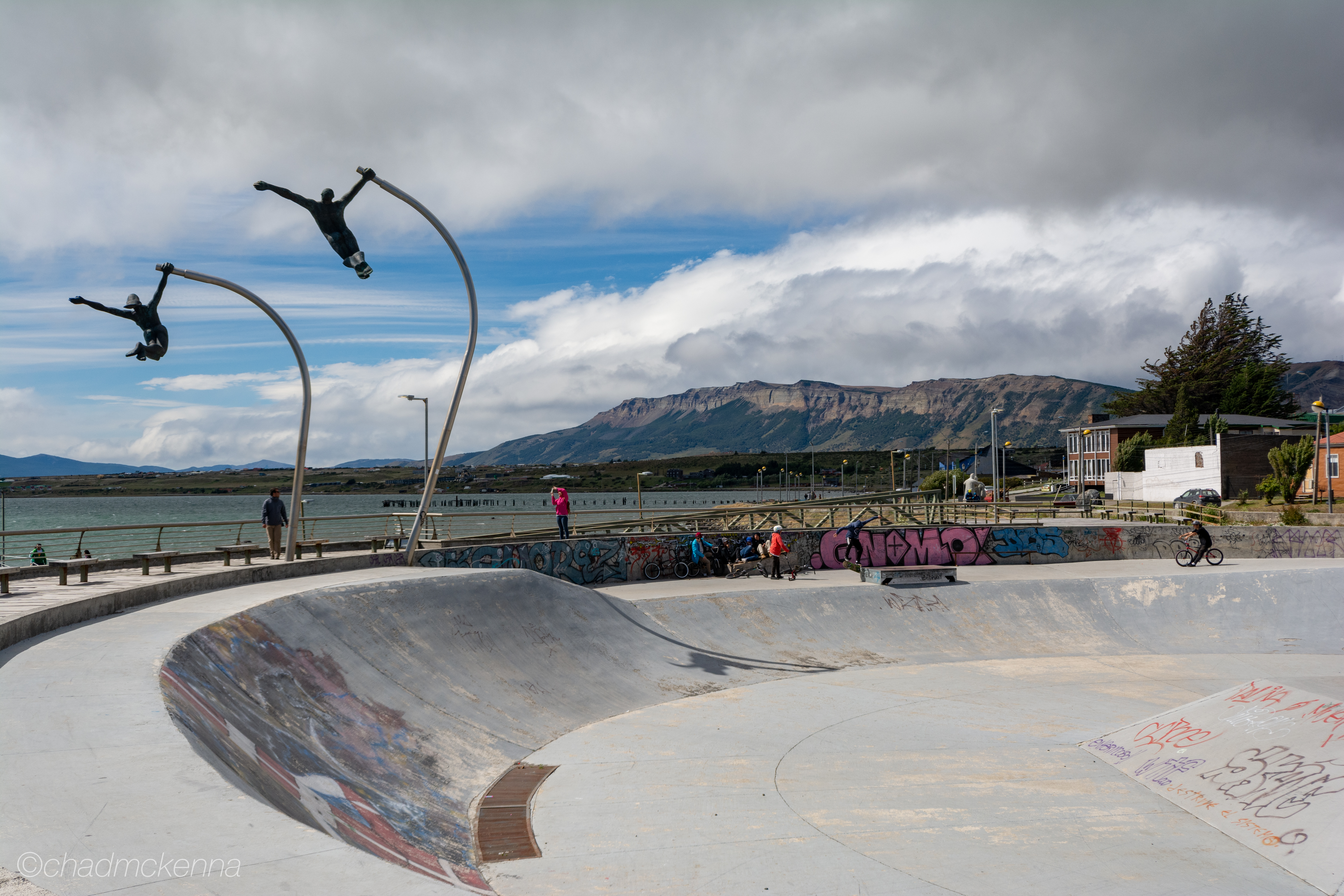 The view from the edge of town