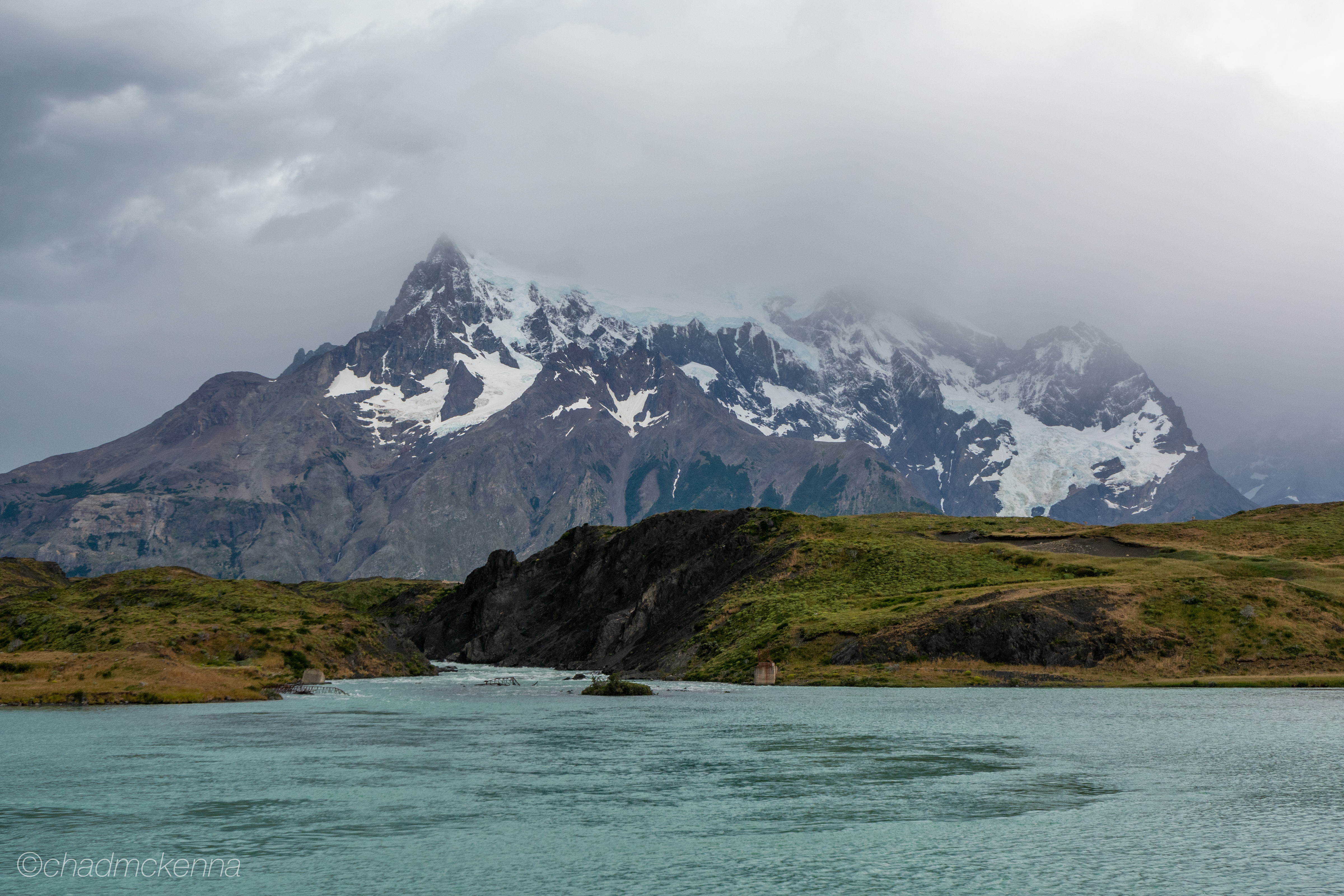 River mouth at the lake
